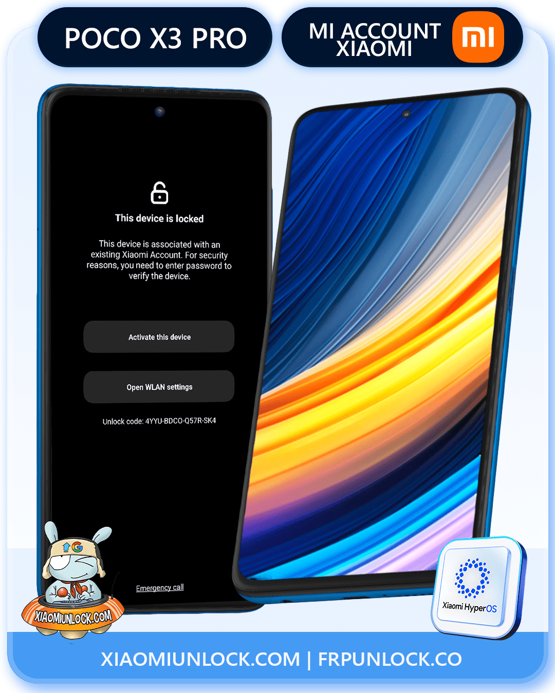 Poco X3 Pro Xiaomi Mi Account Remove - Imagen 2