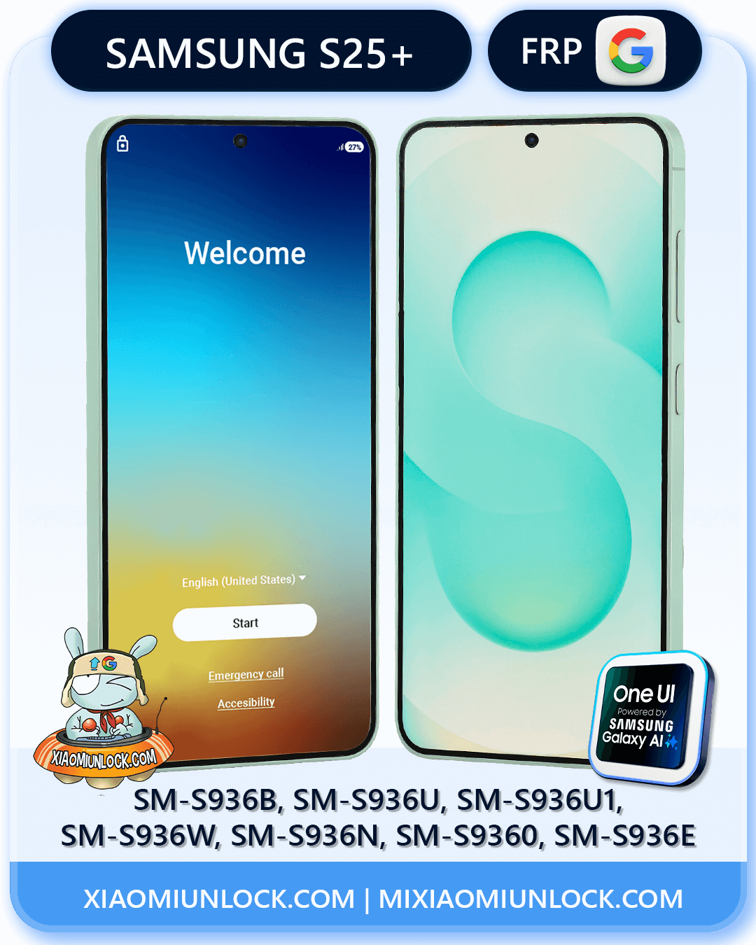 FRP SAMSUNG SERIE S25+